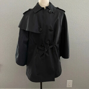 Betsey Johnson Black Cape Poncho‎ Size Small